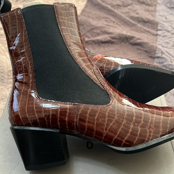 Vagabond Betsy leather mid heel- brown croc EU39 - Picture 7 of 7